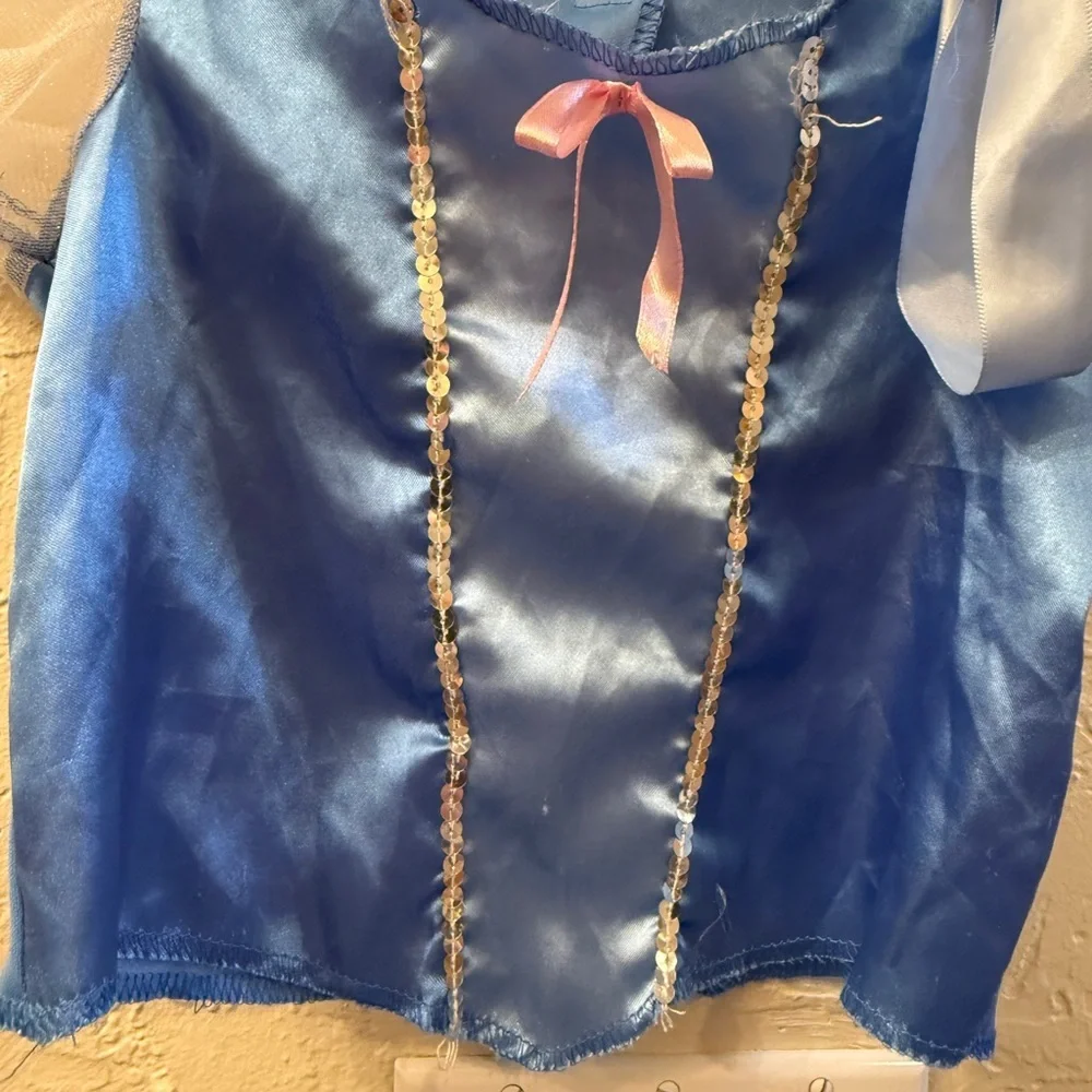 Disney Cinderella Shimmer Blue Princess Sz 4+
Costume Dress Top Skirt Headband - Picture 8 of 13